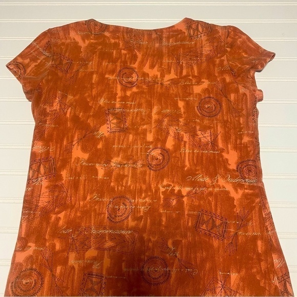 Ruby Rd. Auburn  Embroidered Print Women’s Top Size S Great Condition - Picture 6 of 7